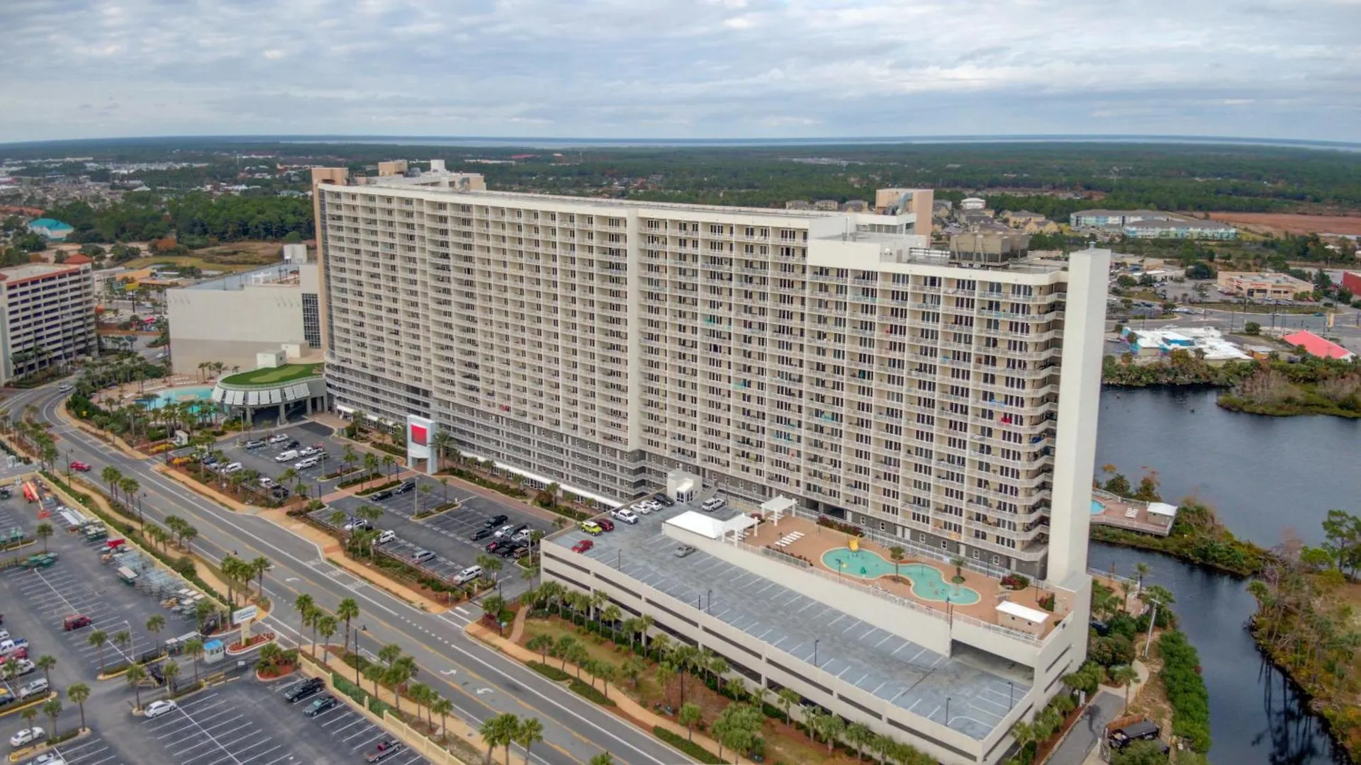 The Beach Scene At Laketown Wharf #524 By Nautical Properties Panama City Beach