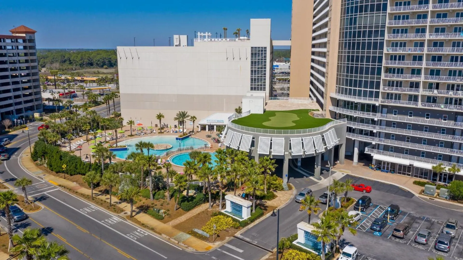 The Beach Scene At Laketown Wharf #524 By Nautical Properties Panama City Beach